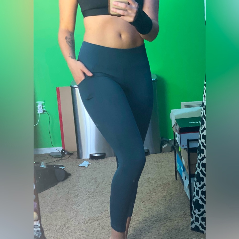 Jockey navy blue leggings